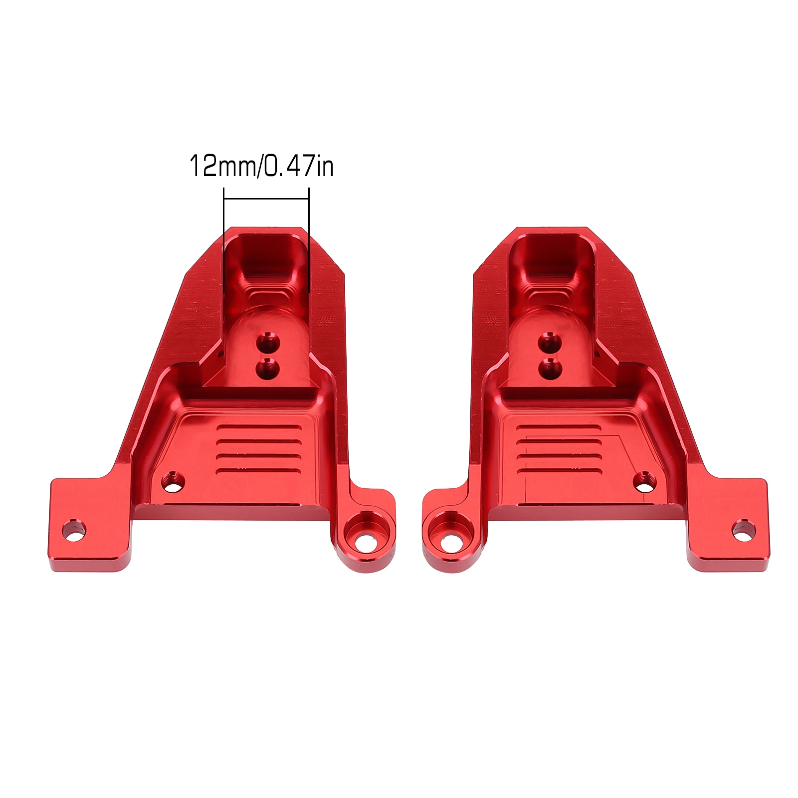 INJORA CNC in lega di alluminio anteriore e posteriore Shock Towers Mount per 1/10 RC Crawler TRX4 TRX-4 8216 parte di aggiornamento