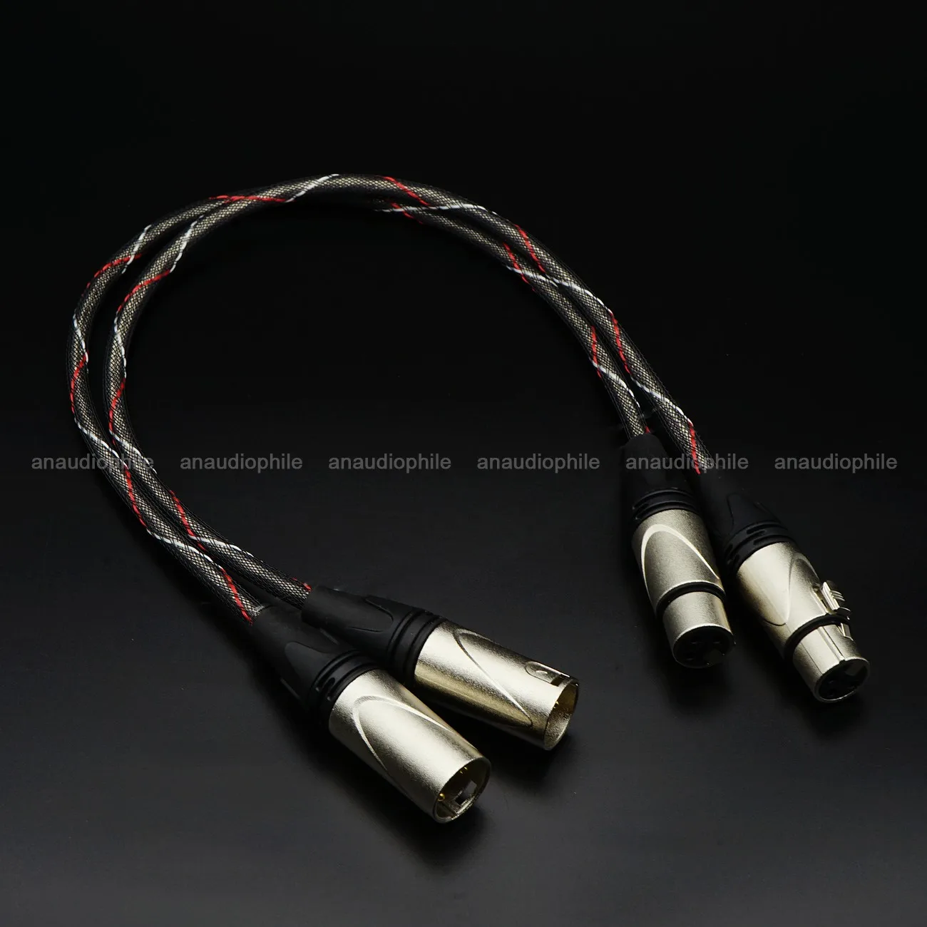 Quality XLR Audio Cable Sliver Plated 3 Pin XLR Balanced Cable Amplifier Preamp DAC Console