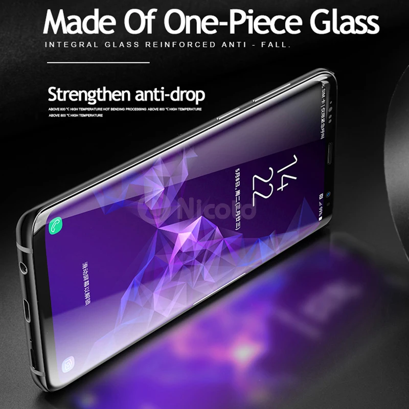 UV Tempered Glass Film For Samsung Note 9 S10 Full Liquid Glue Screen Protector For Samsung Galaxy S8 S9 Plus S7 Edge Note 8 S10