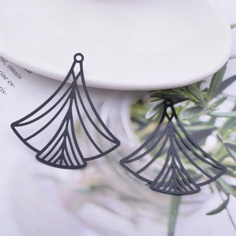 30 Stück AB6597 39mm Modische Böhmische Messing-Anhänger in Silber- und Goldfarbe für DIY-Schmuckherstellung – Detail 11
