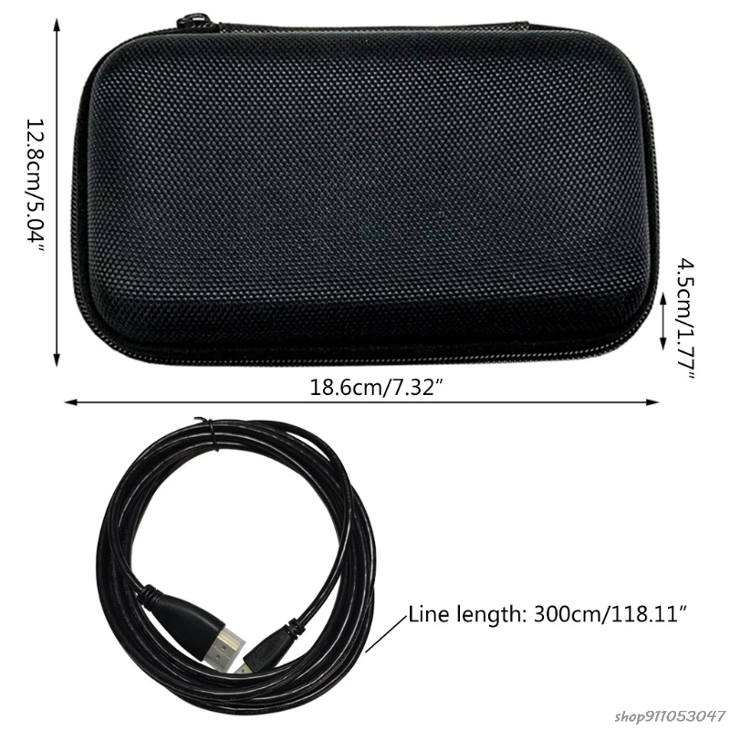 Бесплатная доставка, набор аксессуаров, чехол, сумка для переноски для зеркала Pocket2 с пленкой из закаленного стекла и кабелем HDTV на микро, оптовая продажа