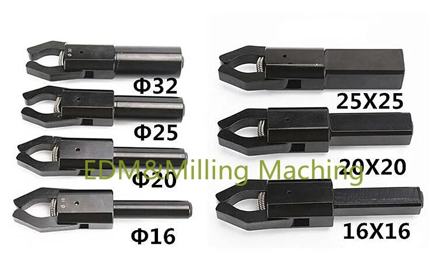 

1PC Lathe Bar Puller Taiwan CNC Automatic Lathe Feeder Pull Clip Round Square Handle 16-32mm For CNC Lathe Machine Service