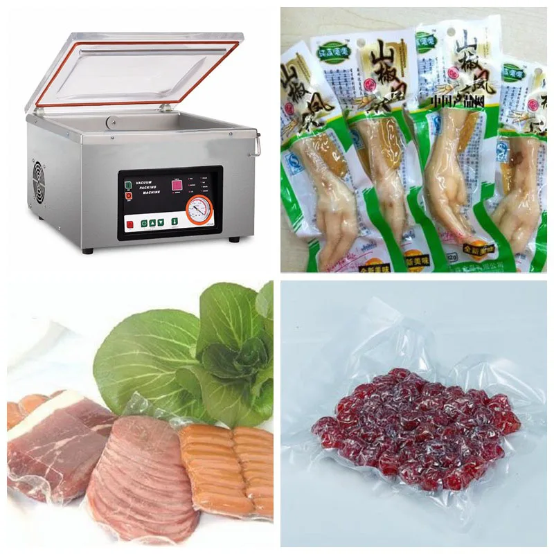 

DZ-400N food vacuum sealer Commercial vacuum packaging machine Vacuum pumping packaging 110/220/240V