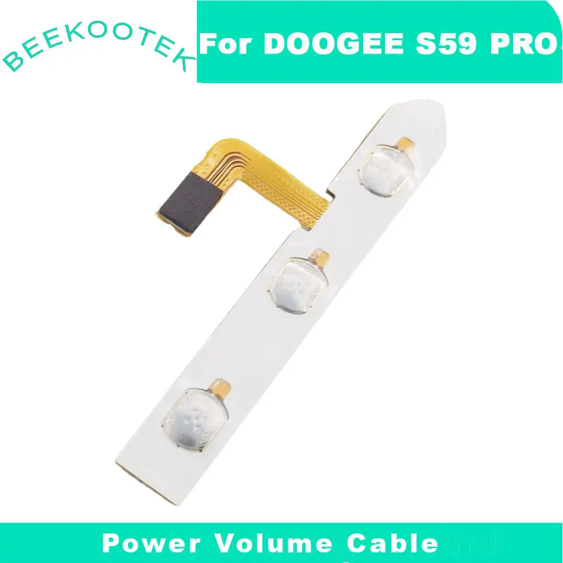 New Original S59 pro Power on/off+ volume FPC Key up/down button flex cable FPC Repair Accessories For Doogee S59 pro SmartPhone