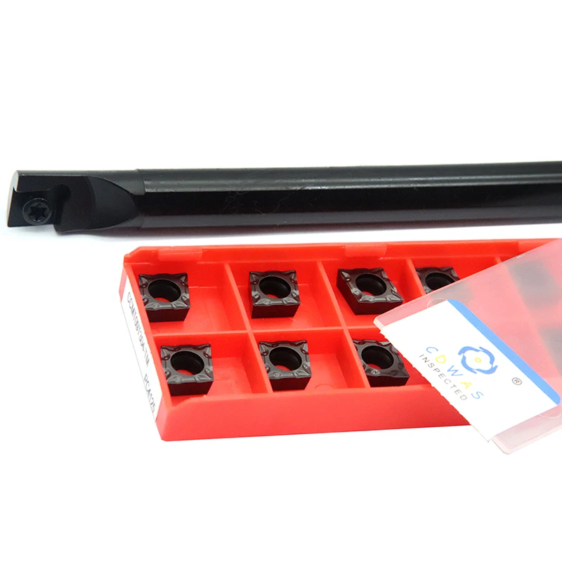 10 قطعة CCMT09T304 TM PC4125 كربيد إدراج 1 قطعة S12M SCLCR09 الداخلية تحول أداة حامل آلة خرط تعمل بالتحكم الرقمي بواسطة الحاسوب القاطع أداة مجموعة للصلب