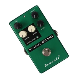 Demonfx-Cinta magnética modulada de eco, retardante de eco, guitarras eléctricas, efectos de Pedal, accesorios de amortiguador de eco