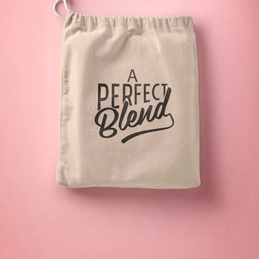 The Perfect Blend Favor Bag, Wedding Welcome Muslin Bag, Coffee Bean Gift Bag, Cloth   Candy Shower Bachelorette Groomsmen Bag