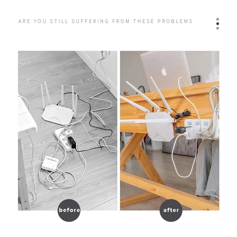 Kabel Organizer Dubbelzijdig Zelfklevende Haken Muur Hanger Zuignap Sucker Haak Dubbele Kleefband Muur Haken