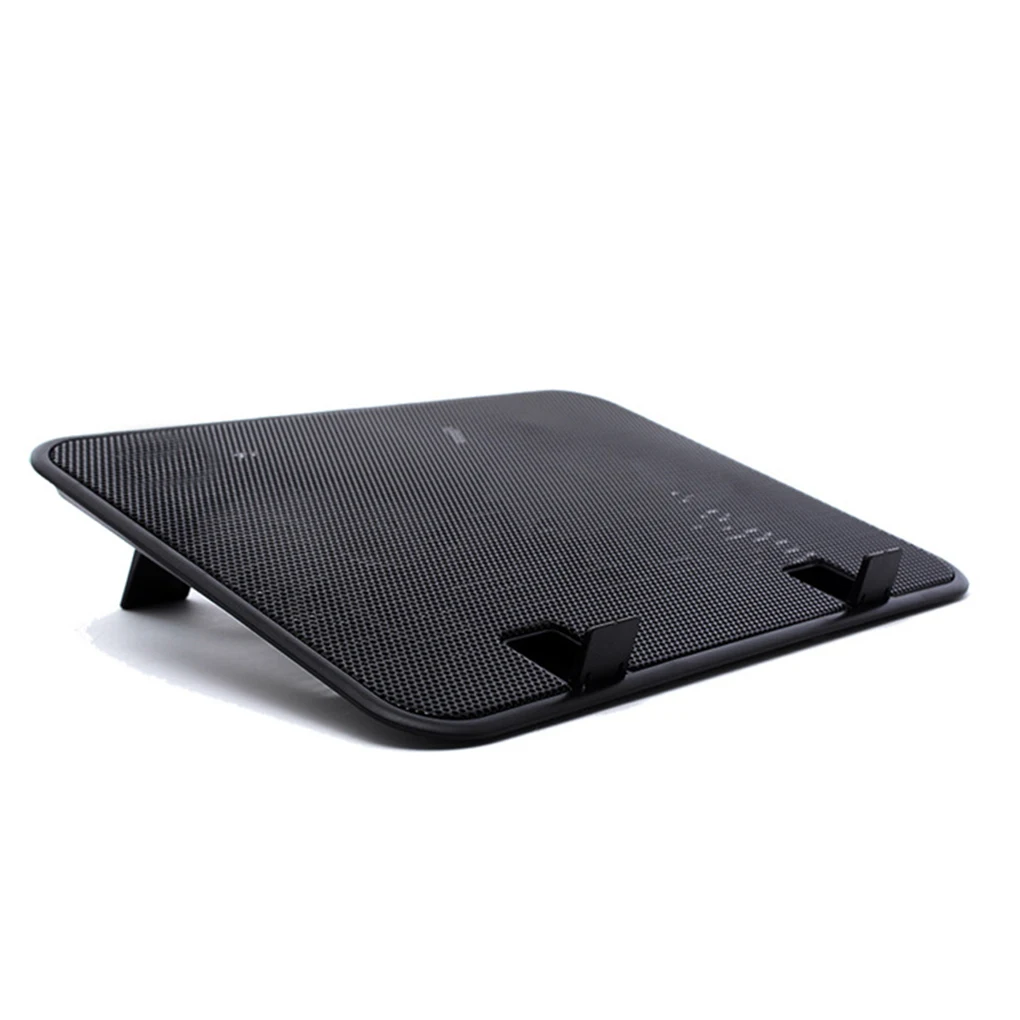 

14 inch Notebook Cooler 5v Dual Fan USB External Laptop Cooling Pad Slim Stand High Speed Silent Metal Panel Fan