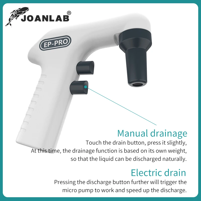 JOANLAB Pipette Lab Electric Pipette Controller Automatic Pipette Lab Equipment Electronic Pipette Pump Range: 200ml 110/220v