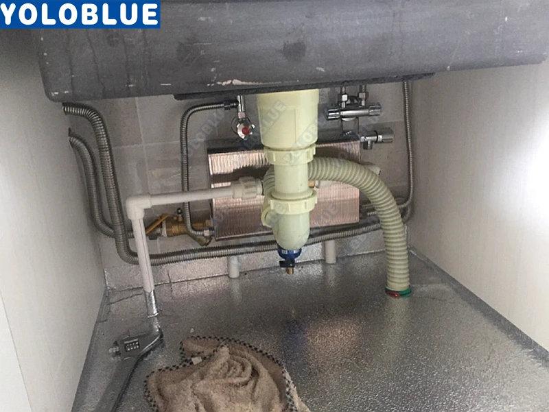 Scambiatore di calore in acciaio inossidabile da 120 piastre Scaldabagno a piastre brasate SUS304