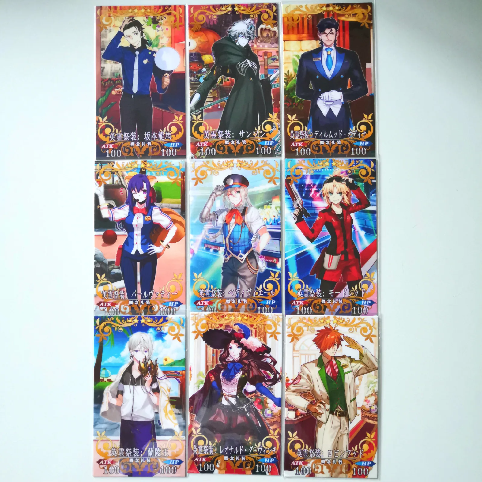 39pcs/set Fate/Grand Order FGO Sacrifice Dress Toys Hobbies Hobby Collectibles Game Collection Anime Cards