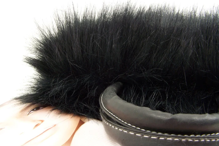 Girls Lady Fashion PU Leather & Faux Fur Handbag Shoulder Bag EIG88
