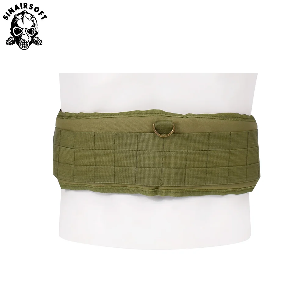 Wargame Molle-Cinto Tático Exterior Masculino, Acolchoado, Equipamento Multi-Uso CS, Cintos Largos Airsoft, Acessórios de Caça