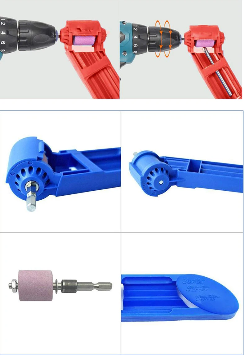 1ชุดคอรันดัมบดล้อเจาะ Bit Sharpener เจาะไทเทเนียมแบบพกพาเจาะ Powered เครื่องมืออะไหล่2021