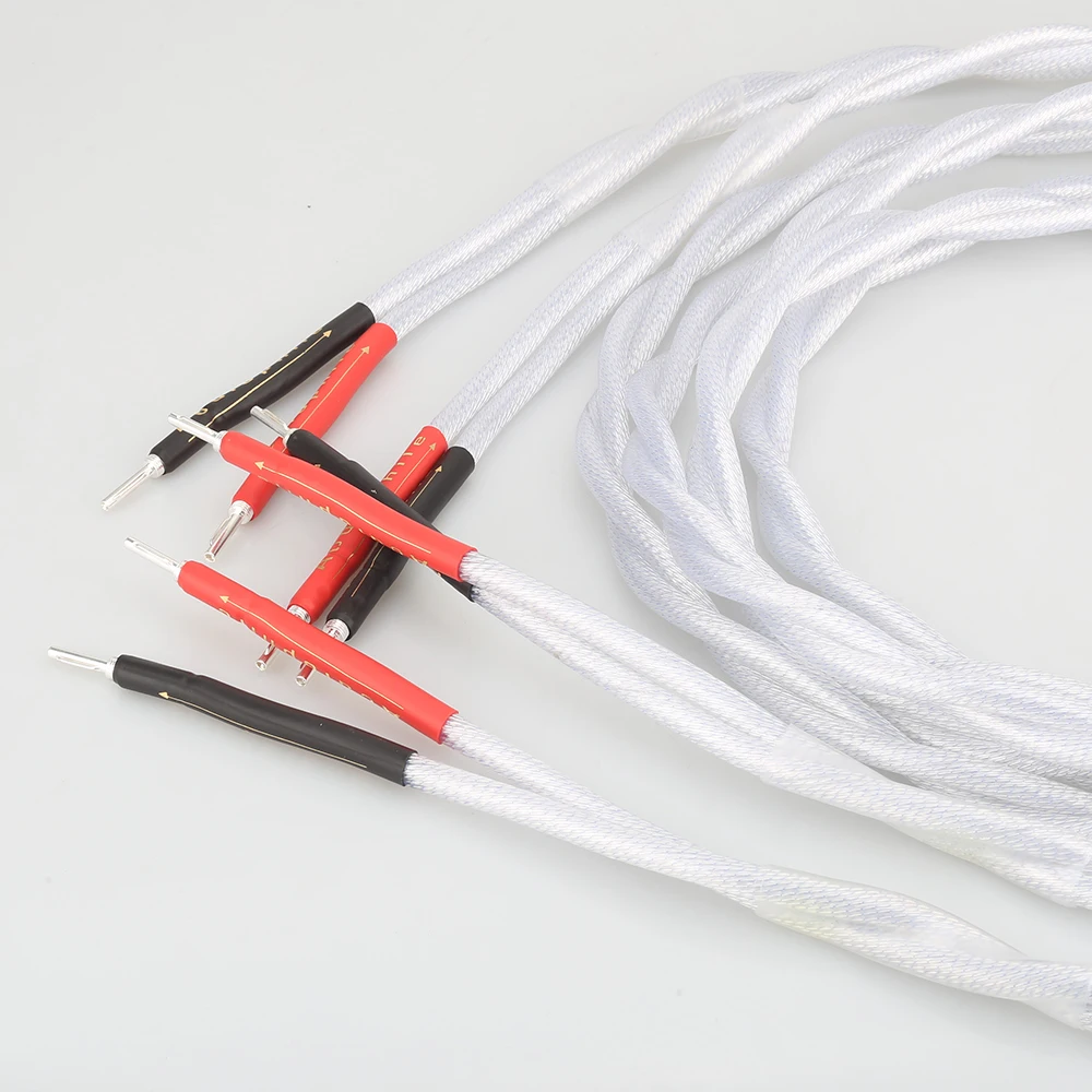 Audiocrast Hi Cấp 7N Mạ Bạc Hifi Cáp Loa Kiểm Âm Cáp Loa Audiograde Cáp Loa Đường Âm Thanh