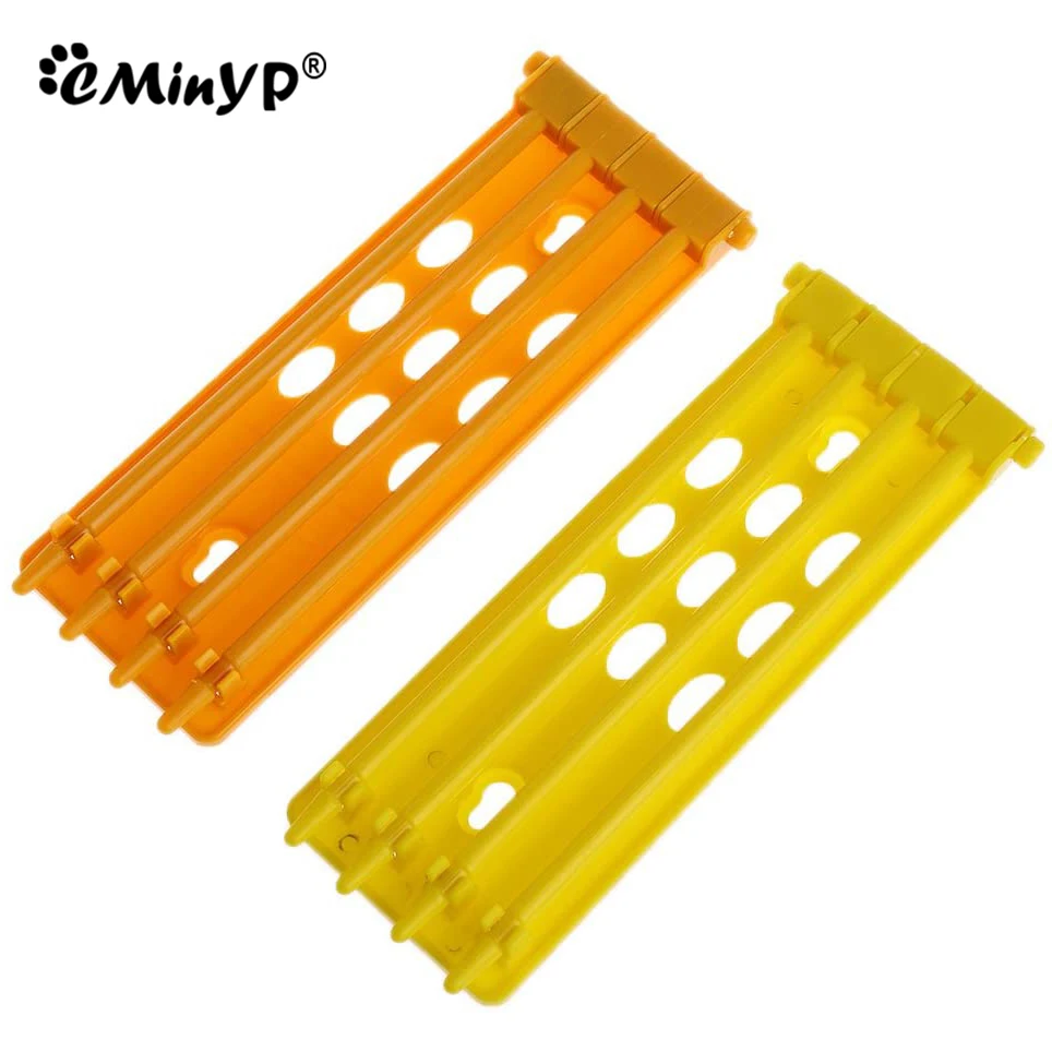 Birds Foot Rings Holder Racing Pigeon Leg Ring Rack Plastic Parrot Training Articles Foot Ring Stand Bracket Accessories Yellow