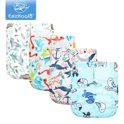 EezKoala Eco-friendly Hook-loop Cloth Pocket Diaper Sude Cloth  Baby Nappy Washable &Adjustable Cloth Pocket Baby Nappys