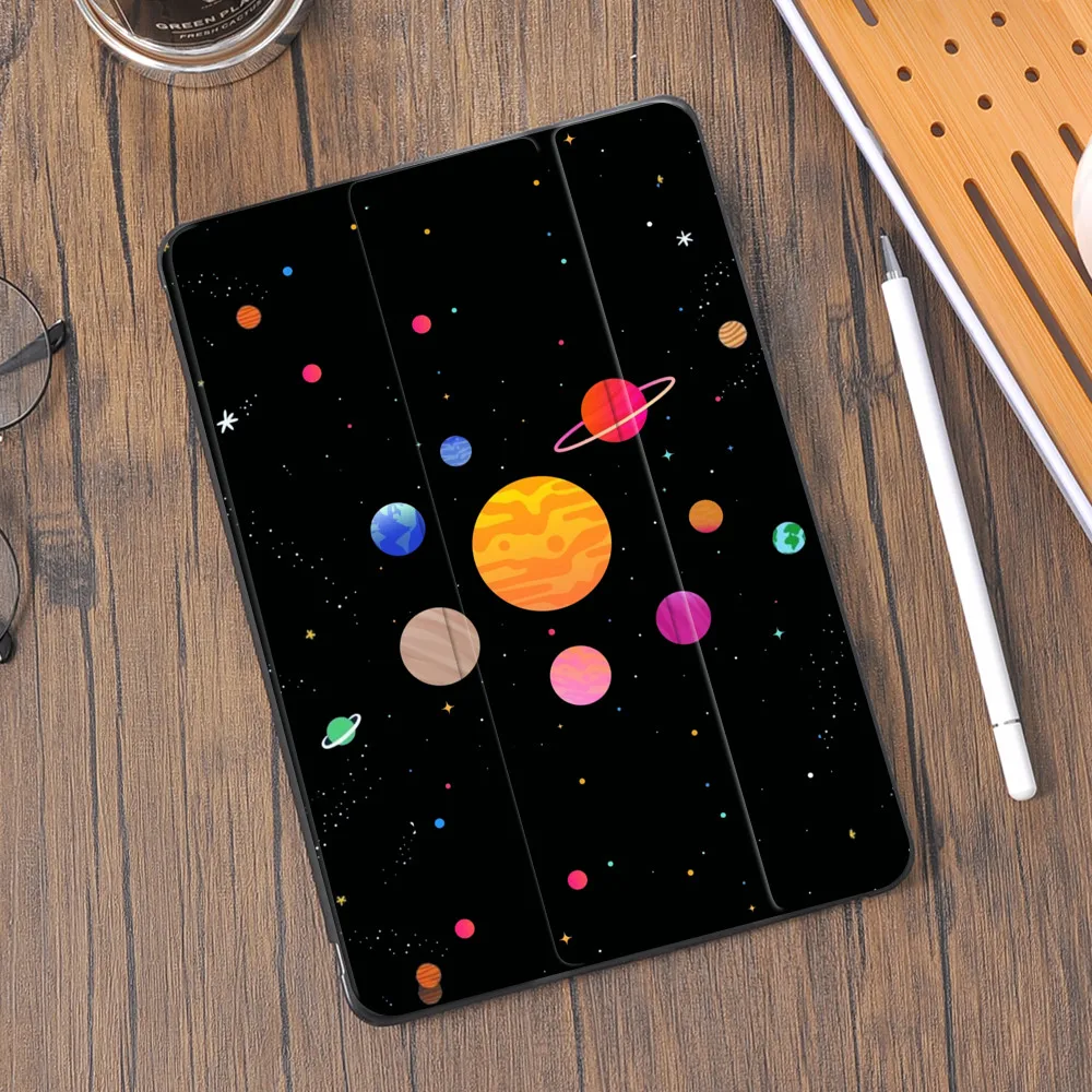 

Space Dream for iPad Air 4 Case Pro 12.9 11 2021 With Pencil Holder 10.2 9th 8th 7th 6th Mini 6 5 Cute Silicone Cover Air 2 3