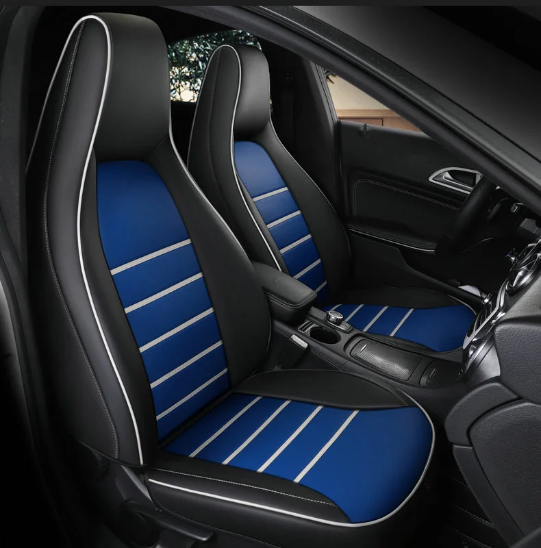 Custom Alleen 2 Voorste Auto Bekleding Voor Mercedes-Benz Gla200 Gla260 Cla200 Cla 220 Cla260 Een 180 A200 auto Accessoires Auto Styling