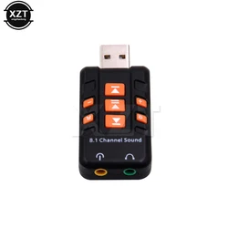 8.1 USB Stereo Audio Adapter External Channel Sound Card for Windows XP/2000/Vista/7 3D USB Audio Adapter for PC and Laptop