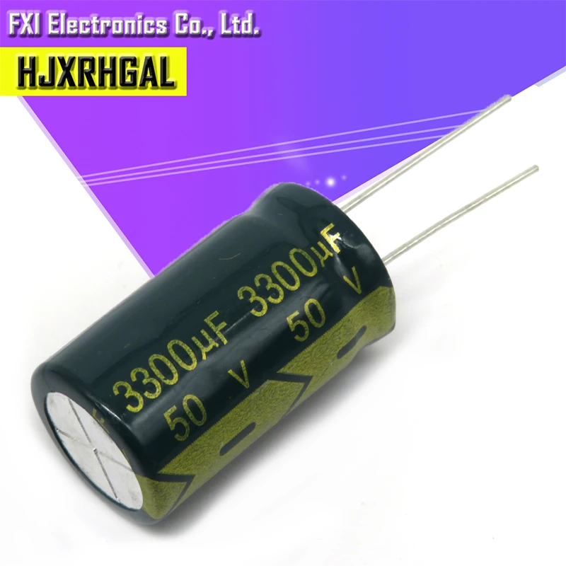 

5PCS 50v3300uf 18*30 50v 3300uf 18x30 Electrolytic capa Electrolytic capacitor