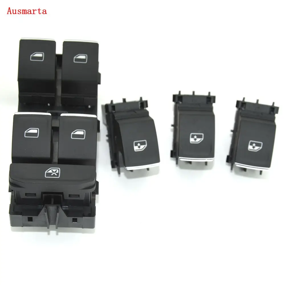 

4 Pcs golf 7 driver side master switch and window switch 5GG959857 5GG 959 857 5GG-959-857 5GG959855 5GG959855 5GG 959 855