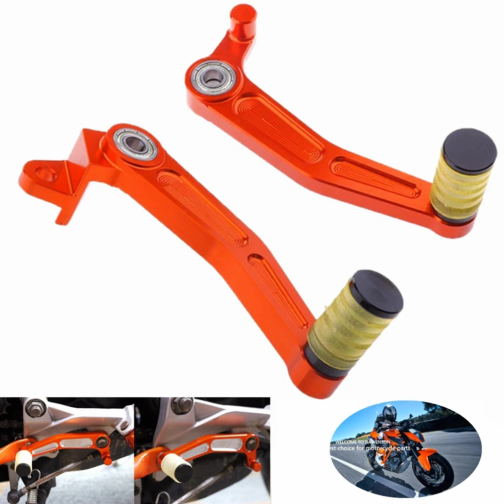 

Motorcycle Foot Brake Lever & Gear Shifting Lever 1 Pair CNC Pedal for KTM Duke RC390 2013 -2018/RC250 2017 -2018/RC125 /RC200