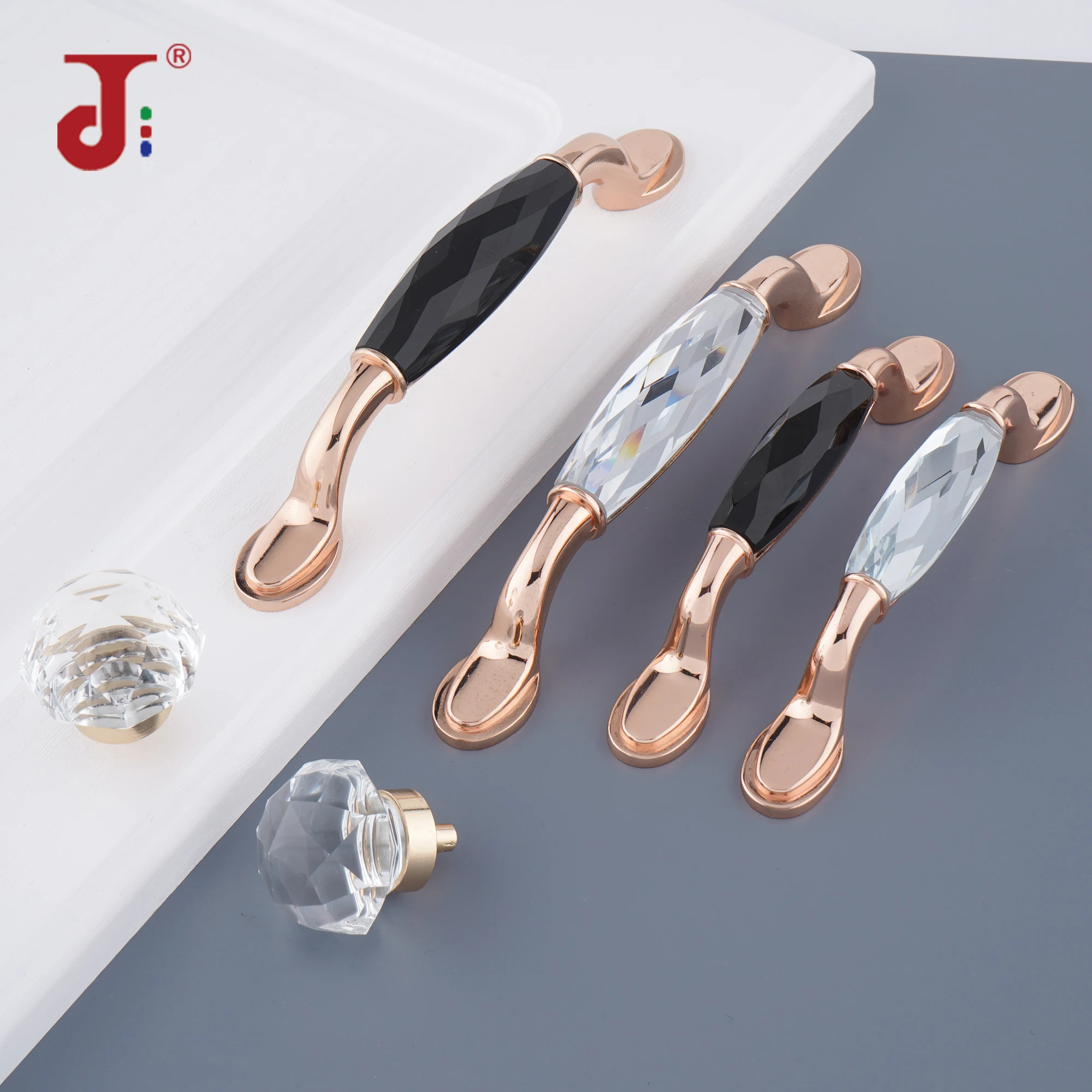 

3.5''/5'' Furniture Cabinet Handles Rose Gold Handles Kitchen Cupboard Pulls Drawer Knobs Hardware Handle