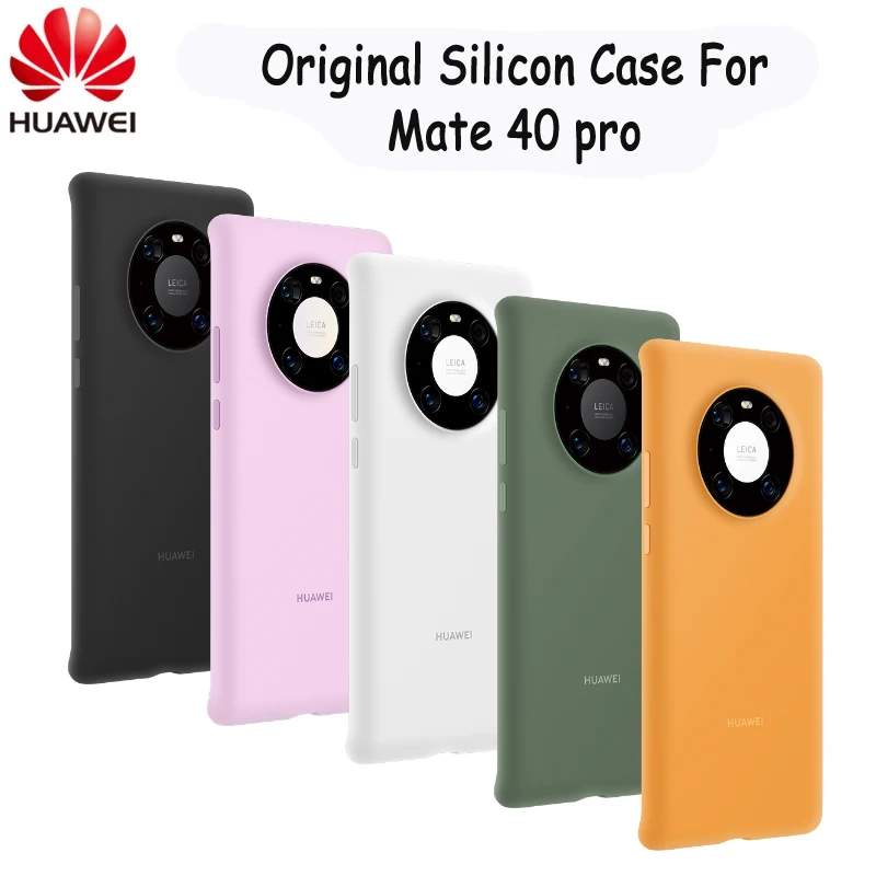 Huawei Mate 40 Pro silicone case cover Liquid Silicone Luxury Case For huawei Mate 40 pro screen protector lens glass with logo