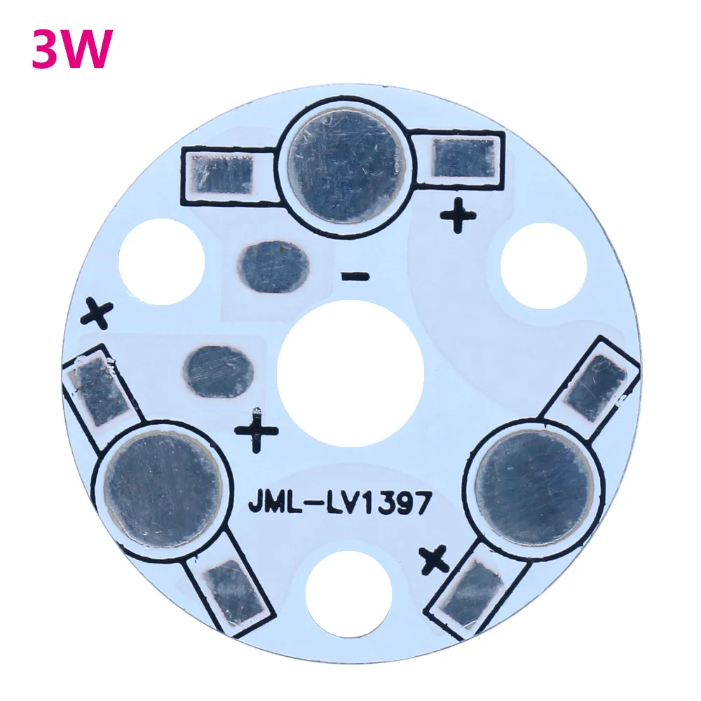 10PCS 1W 3W 5W 7W 9W 12W 15W 18W 21W 24W Aluminum Substrate Baseboard DIY Torch Light Board Heatsink 20mm 100mm 78mm 49mm 118mm