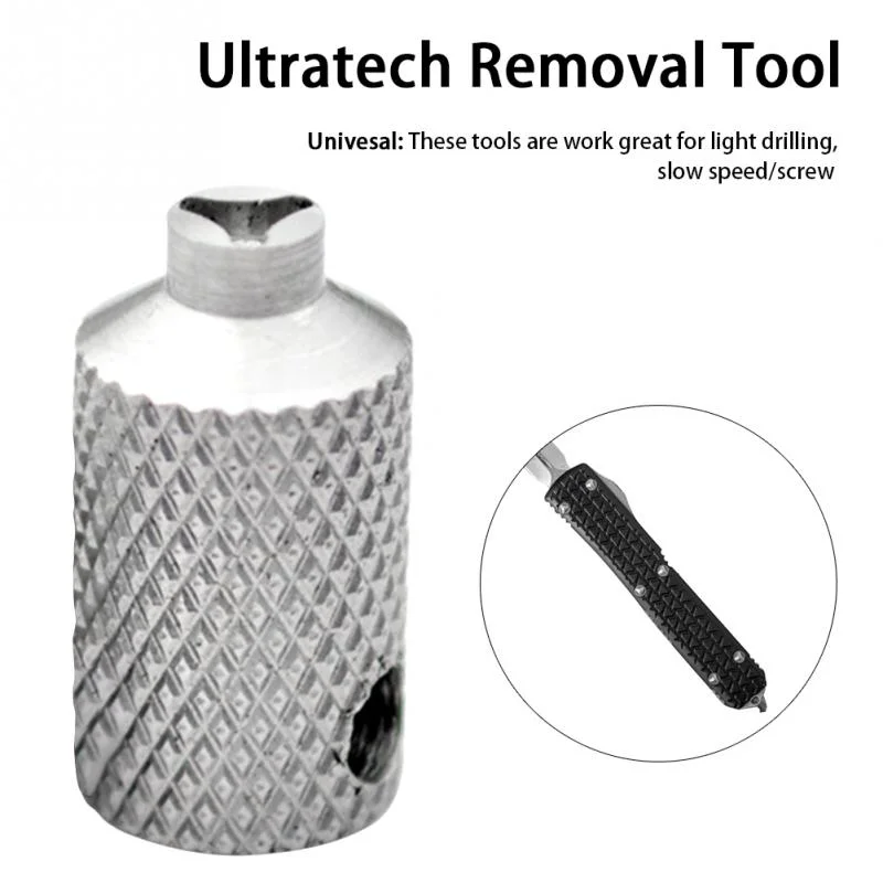 Triângulo Inoxidável Chave de Fenda para Microtech Ultratech ut Utx85 Knife Handle Ferramenta de Remoção de Parafuso Combate Troodon Dirac Tachyon
