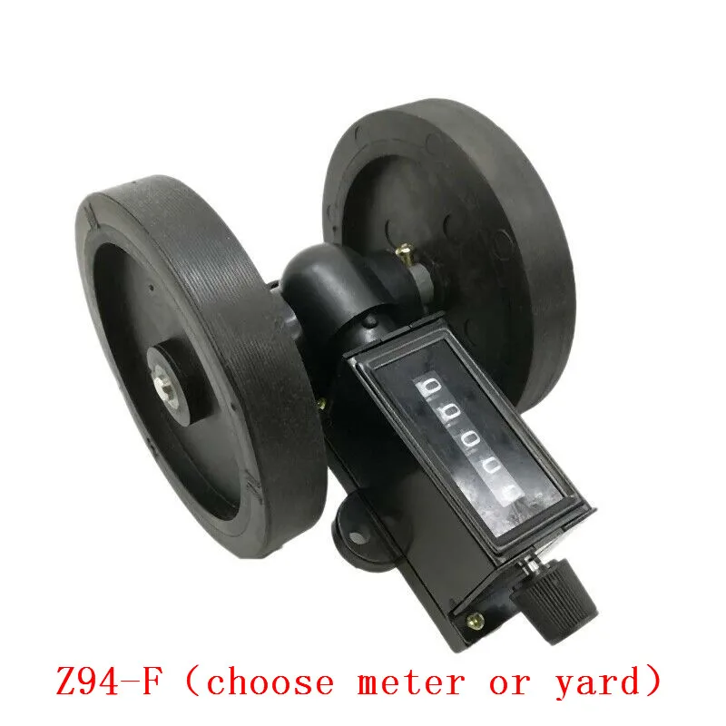 Mechanical Wheel Meter Counter 5 Digits Spinning Cable Plastic Film Leather Length Measurement Counter  (choose meter or yard)