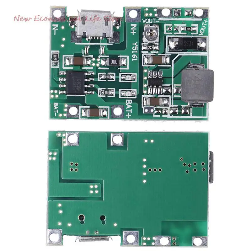 USBリチウム電池,18650 V,3.7V〜5V, 9V, 12V, 24V, 1個