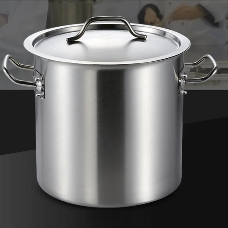 

Commercial Kitchen Bucket Special Cooking Tool Storage Stainless steel soup Bucket Barrel Extra Large Canteen Collective Bucket