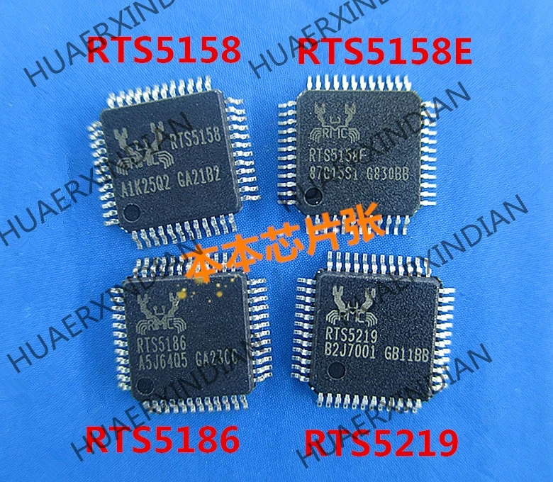 새로운 RTS5158 RTS5158E RTS5186 RTS5219 QFP 고품질