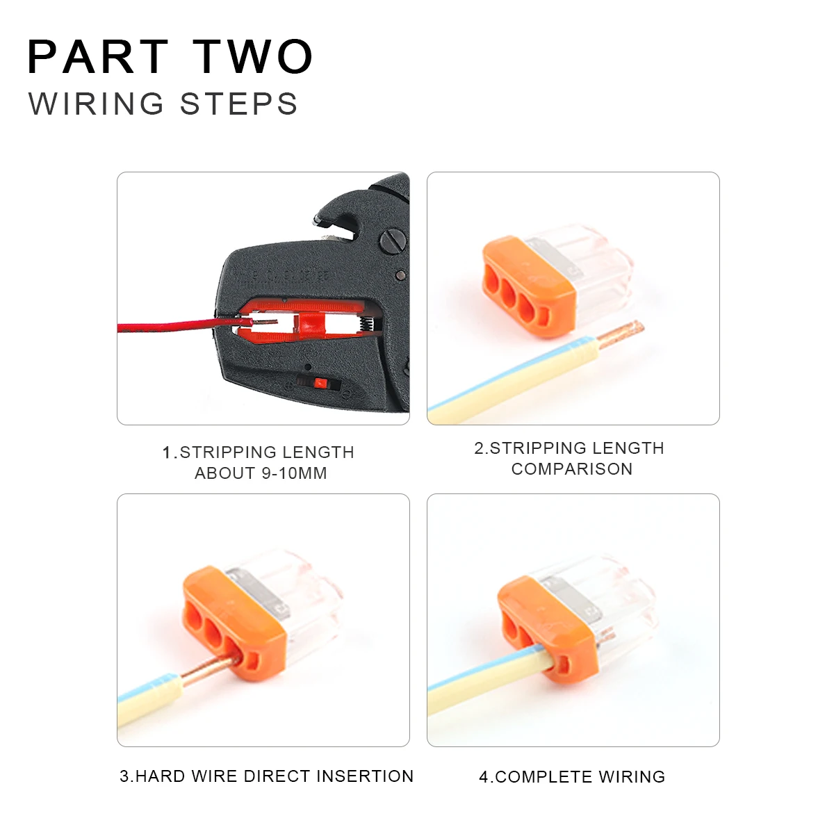 1 Input 1/2/4 Output Fast EASY Push in Compact Wire Splicing Connector 2/3/5 Pin Wiring Terminal For Electric Cable Junction Box