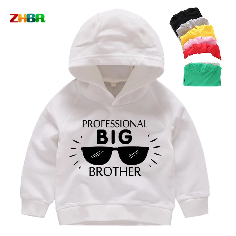 Kids Hoodies Fashion Boys Sweatshirts Girls Hoody Boys Clothes Kids Baby Cartoon Sunglasses Pattern Printing Hoodies Sweatshirts