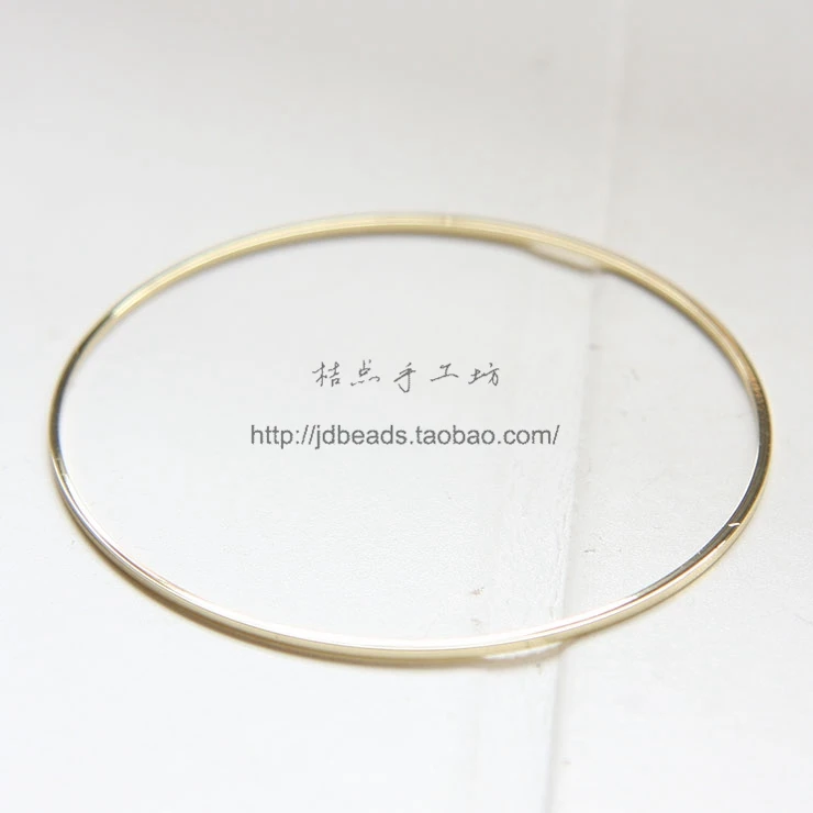 Solid Brass Flat CLOSED Ring - Link - Loop 60x1mm (3047C)