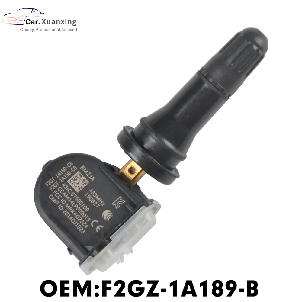 OEM F2GZ1A189B Tire Pressure Sensor Monitoring System TPMS 433MHZ For 2014-2017 Ford Edge Escape Fiesta Mondeo F2GZ-1A189-B