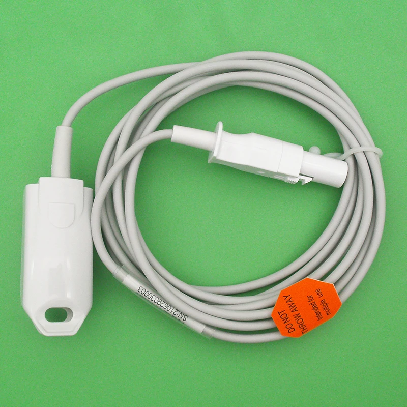 Compatible for M&B MB526T CD2000 Patient Monitor 6Pin Adult Finger Clip Spo2 Sensor