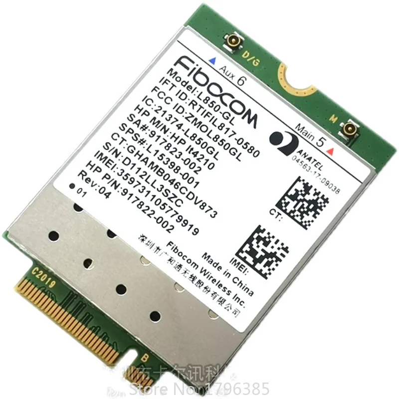 Imagem -02 - Original para Fibocom L850-gl Cartão sem Fio L15398001 Xmm 7360 Wwan Módulo 4g Lte Neu para hp Lt4210 Probook 840 430 440 450 g5