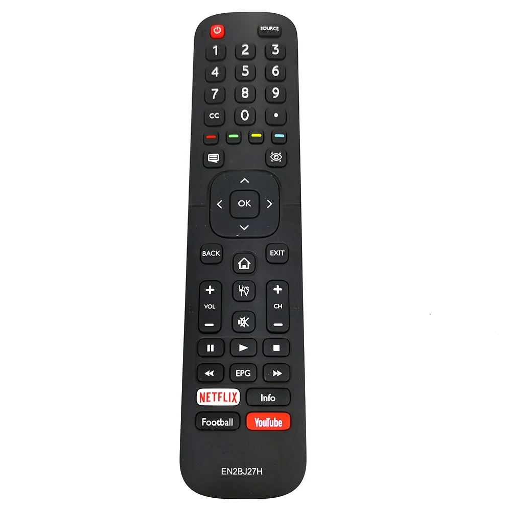 New Original EN2BJ27H For Hisense LCD TV Remote Control Netflix Football Youtube Fernbedienung