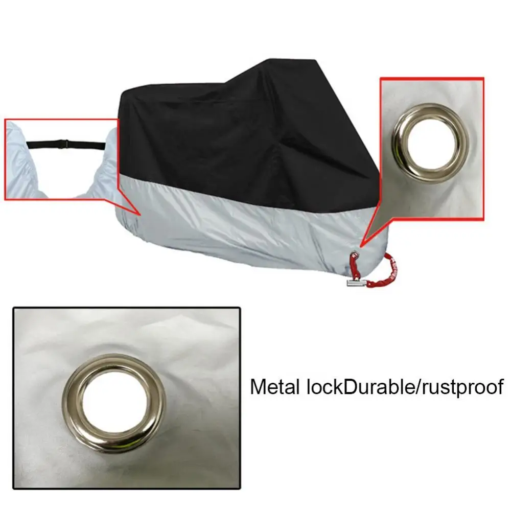 

50% Hot Sale Universal Outdoor UV Protector Waterproof Dustproof Motorcycle Scooter Cover Exterior Decoration Accessories