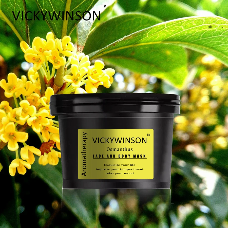 Osmanthus del viso e del corpo aromaterapia scrub maschera 50g sapone fatto a mano naturale niacinamide burro per il corpo della pelle scrub scrub viso per le donne