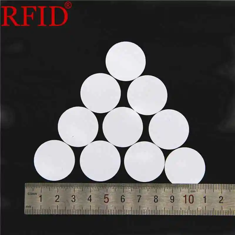 ID 125khz EM4100 TK4100 25mm Read Only Access Control Keyfob RFID White Coin Crad Time Attendance System Card Fast Shipping 1pcs