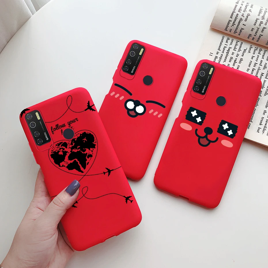 Per TECNO Camon 15 Air CD6 custodia Cute Daisy Cartoon Silicone morbido TPU Cover posteriore per TECNO Camon 15 custodie per telefoni Air Fundas