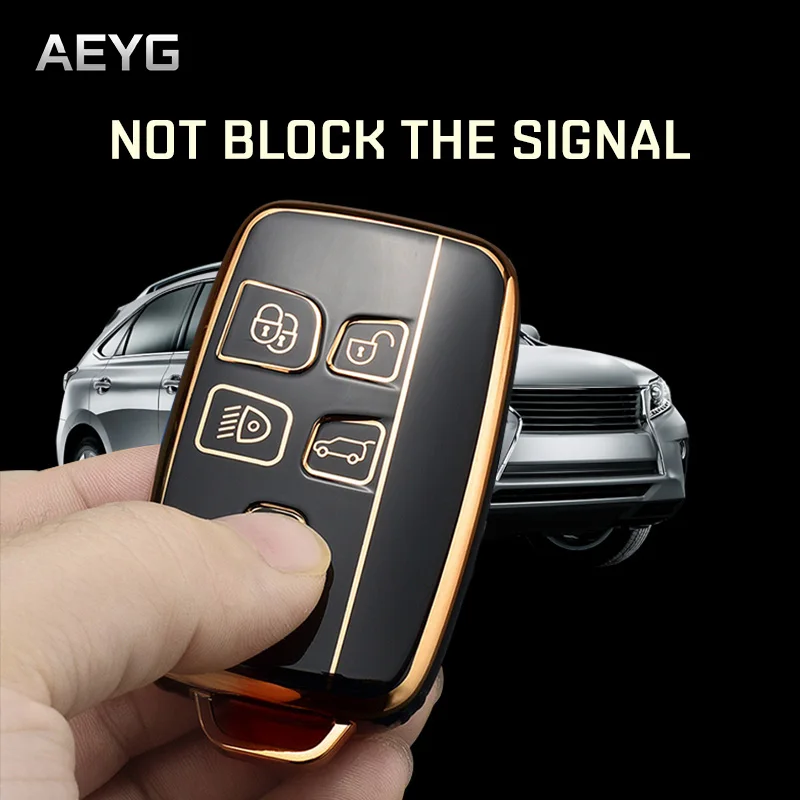 Fashion TPU Car Flip Key Case Cover For Land Rover Range Rover Sport Evoque Freelander For Jaguar XF XJ XE XJL XF Accessories image 6