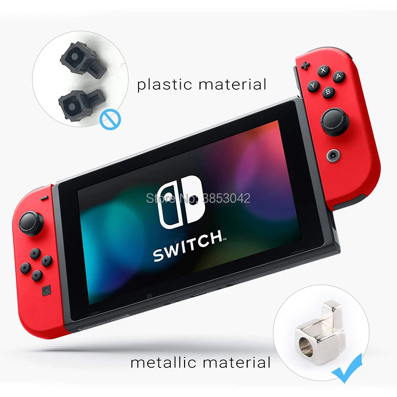 NS Switch Game Accessories Metal Lock Buckles with Opening Tools For Switch / OLED Joy Con Controller Replacement Repair Kit