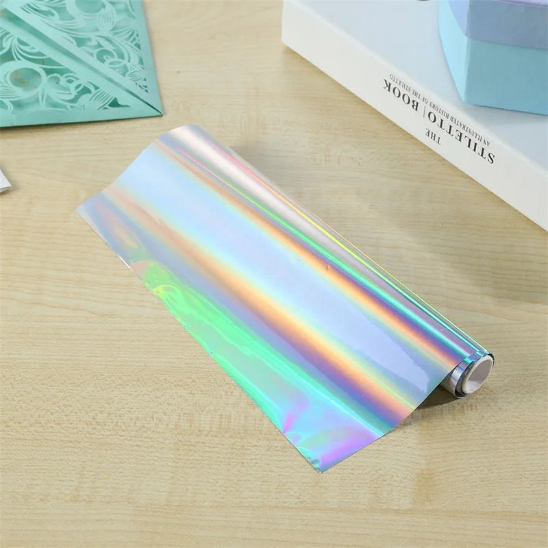 1pc Toner Reactive Foil Holographic Multicolor Paper Diy Crafts Make Hot Foil Plates By Laser Printer and Laminator Scrapbook